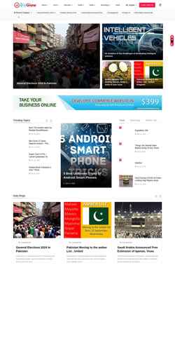 Screenshot ebizglow.com