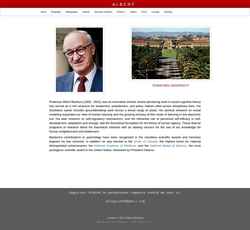 Képernyőkép albertbandura.com