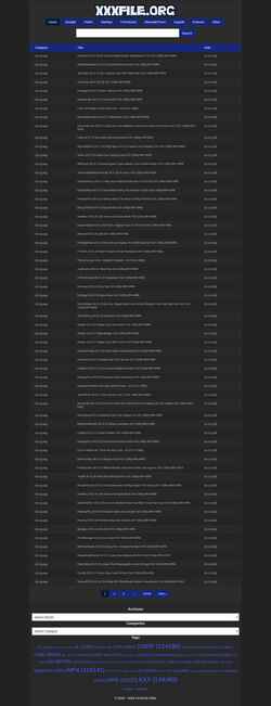 Snímek obrazovky xxxfile.org