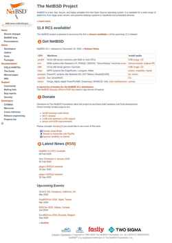 Skærmbillede netbsd.org