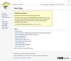Screenshot wiki.theory.org