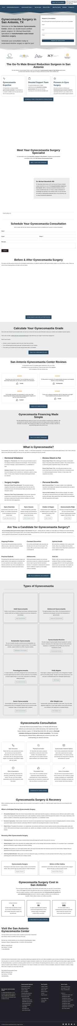 Posnetek zaslona sanantoniogynecomastiacenter.com