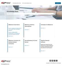 Screenshot knowledge.mdaemon.com