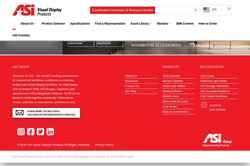 Ekran görüntüsü asi-visualdisplayproducts.com