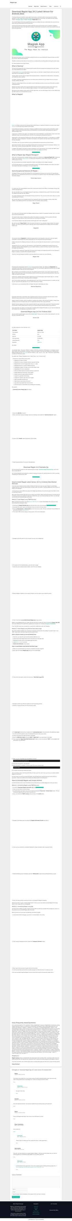 Screenshot magiskapp.com