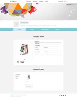 Zrzut ekranu thebio.tradekorea.com