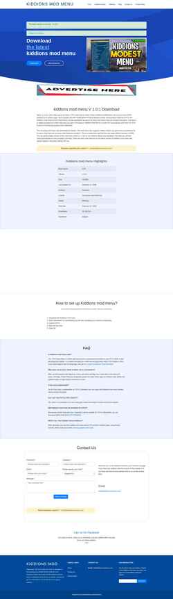 スクリーンショット kiddionsmodmenu.com