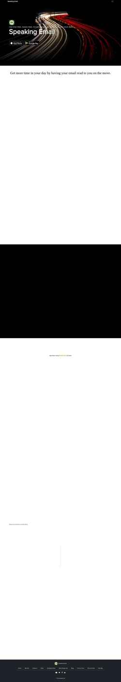 Captura de pantalla speaking.email