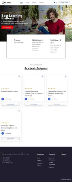 Zrzut ekranu mrlearnings.com