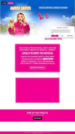 Captură de ecran legallyblondeshow.com