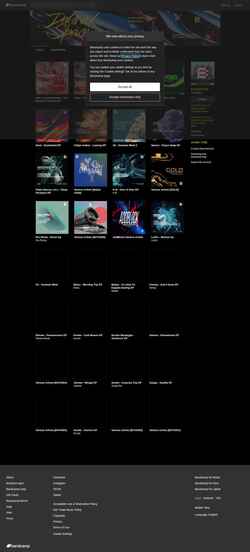 Captura de tela butarecords.bandcamp.com