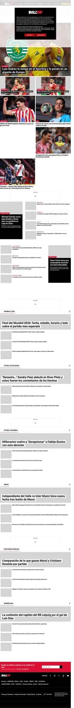 Screenshot bolavip.com