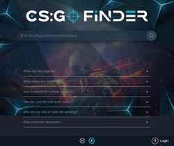 Skærmbillede csgofinder.eu