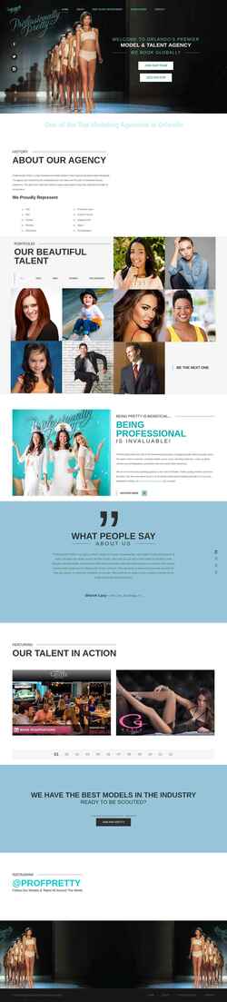 Posnetek zaslona professionallypretty.com