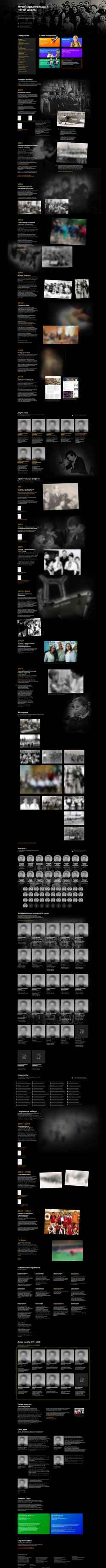 Screenshot museum.arhschool5.ru