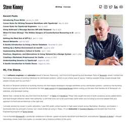 Screenshot stevekinney.com