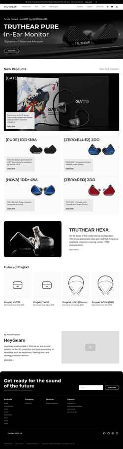 Screenshot truthear.com