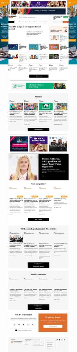 Képernyőkép schoolsweek.co.uk