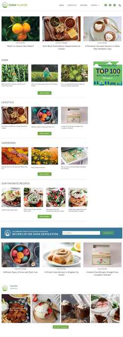 Captura de pantalla farmflavor.com
