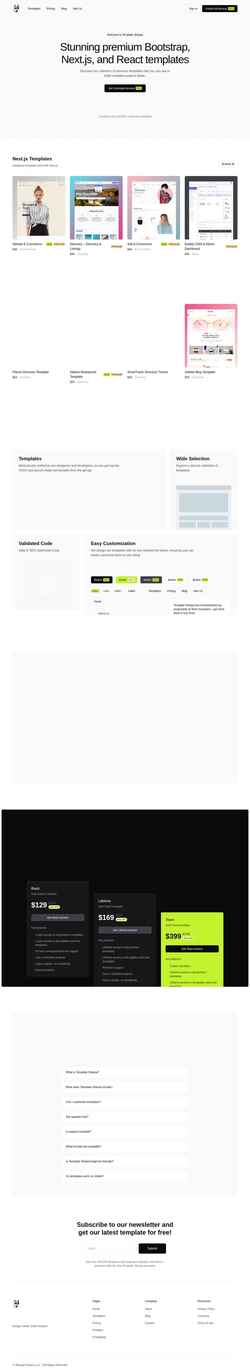 Captură de ecran templatesherpa.com