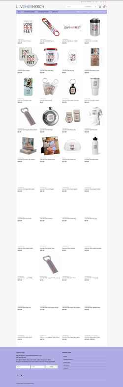 Skærmbillede lovehermerch.com