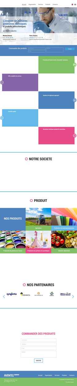 Snímek obrazovky aventelfrance.com