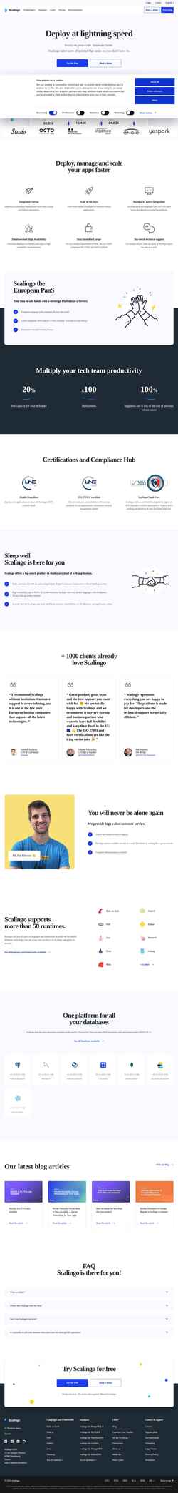 Snímka obrazovky scalingo.com