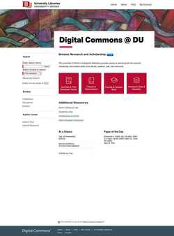 Ekraanipilt digitalcommons.du.edu