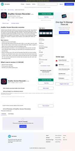 Screenshot anyrec-screen-recorder.macupdate.com