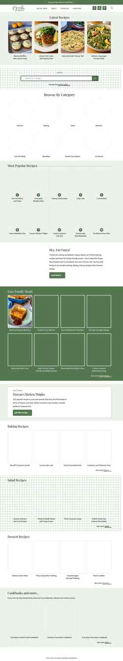 Captura de pantalla vjcooks.com