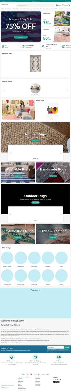 Captura de pantalla rugs.com