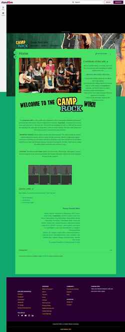 截屏 camprock.fandom.com