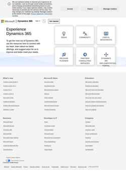 Скриншот experience.dynamics.com