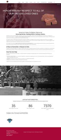 Schermata fallenfirefightermemorial.org