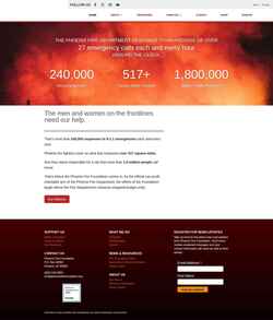 Screenshot phoenixfirefoundation.org