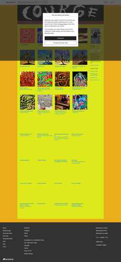 Screenshot courge.bandcamp.com