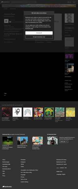 スクリーンショット futurefunkrocker.bandcamp.com