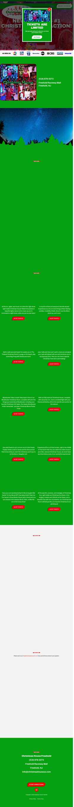 Screenshot christmashousefreehold.com
