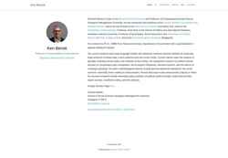 Снимак екрана kenbenoit.net