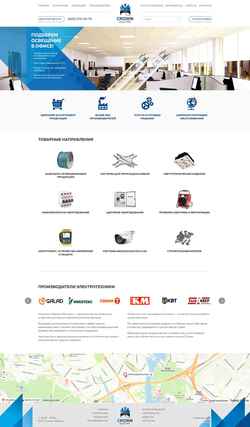 Screenshot crown-electric.ru