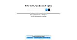 Screenshot ts-lyrics.netlify.app