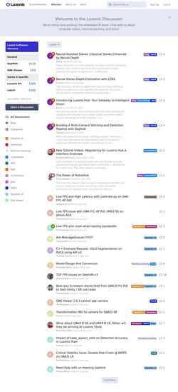 Zrzut ekranu discuss.luxonis.com