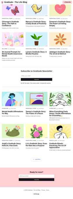 Schermata blog.gratefulness.me