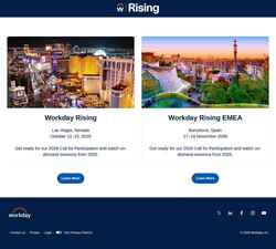 Snimka zaslona rising.workday.com
