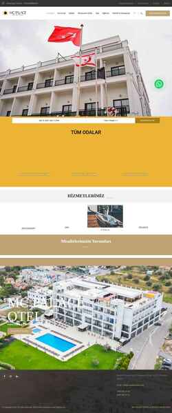 Zrzut ekranu mcpalacehotel.com