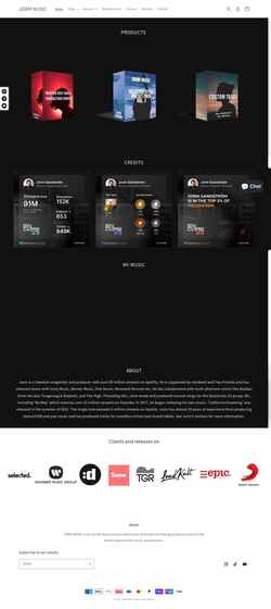 Screenshot jormmusic.com