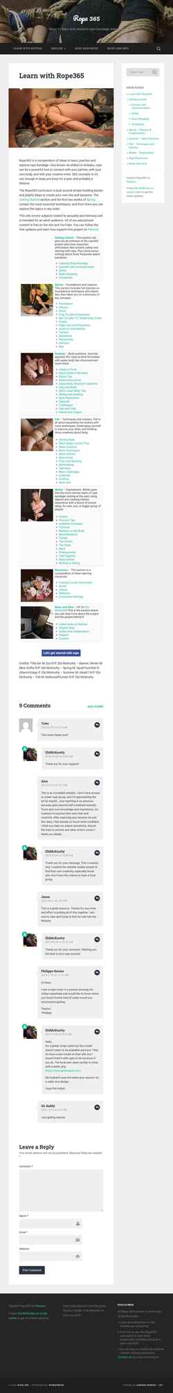 Screenshot rope365.com