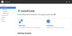 Скриншот laravel-lang.com