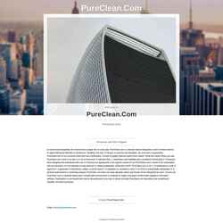 スクリーンショット pureclean.com