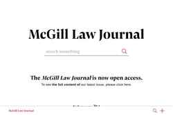 Captura de pantalla lawjournal.mcgill.ca